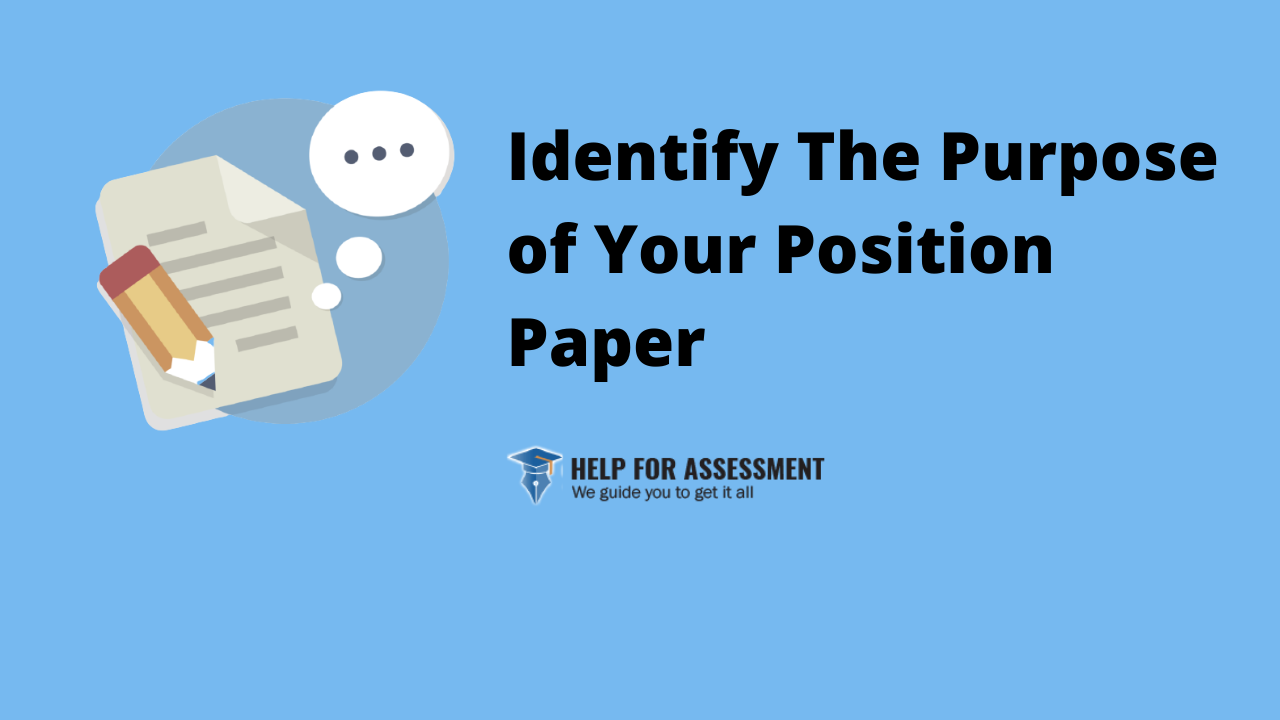 outline for a position paper