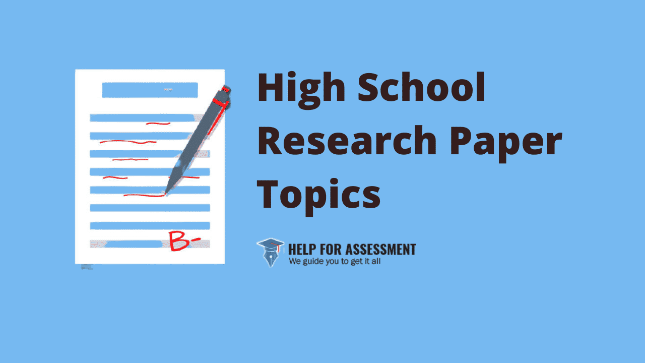 high school research paper topics