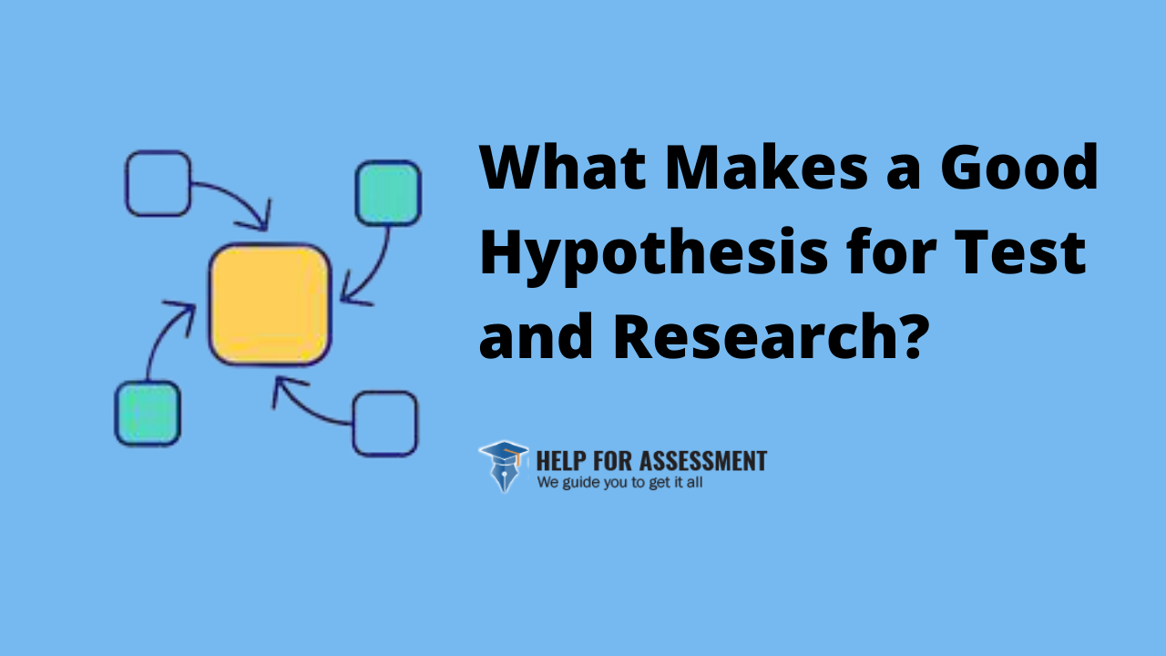 a good hypothesis quizlet