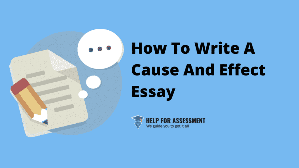 how to write a cause and effect essay