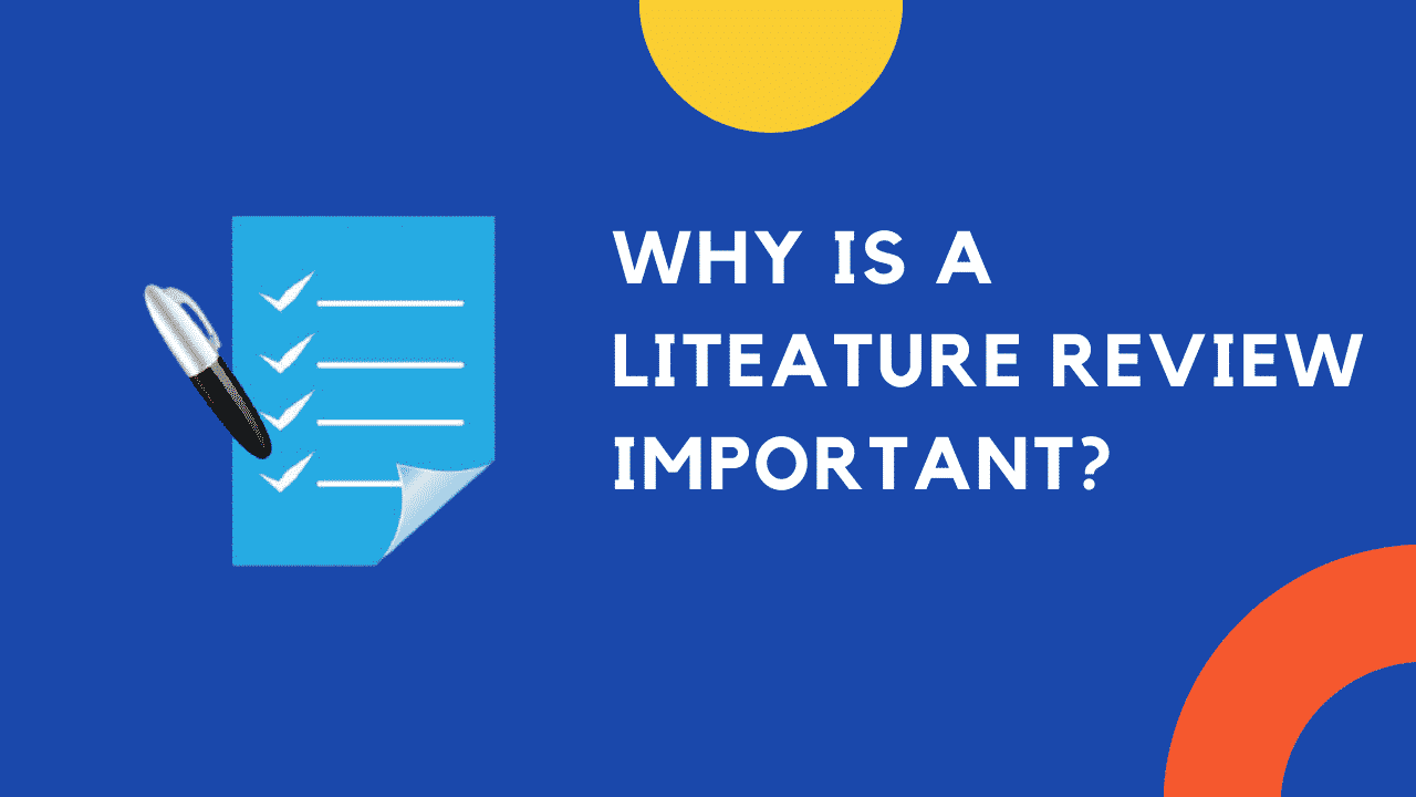 why is important literature review