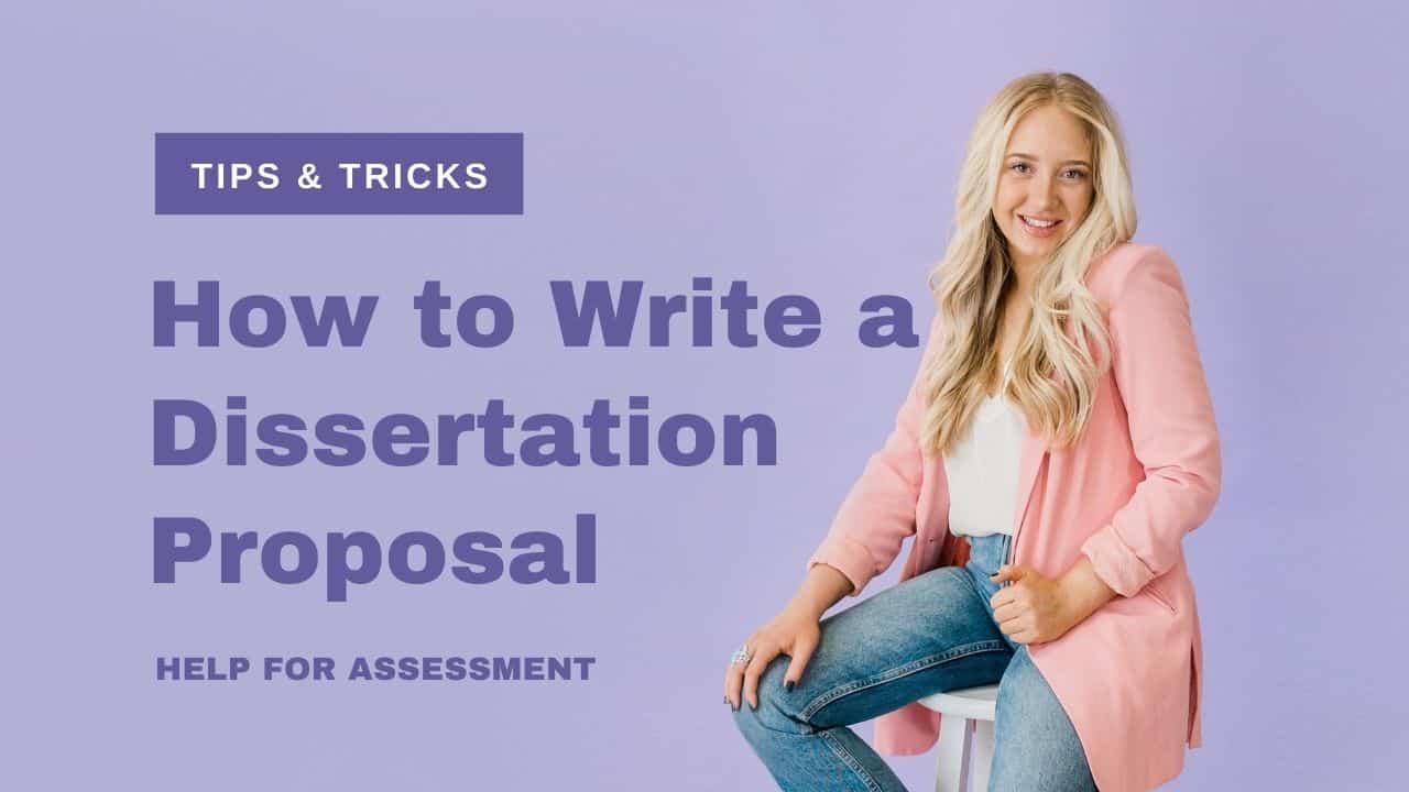step to write dissertation proposal