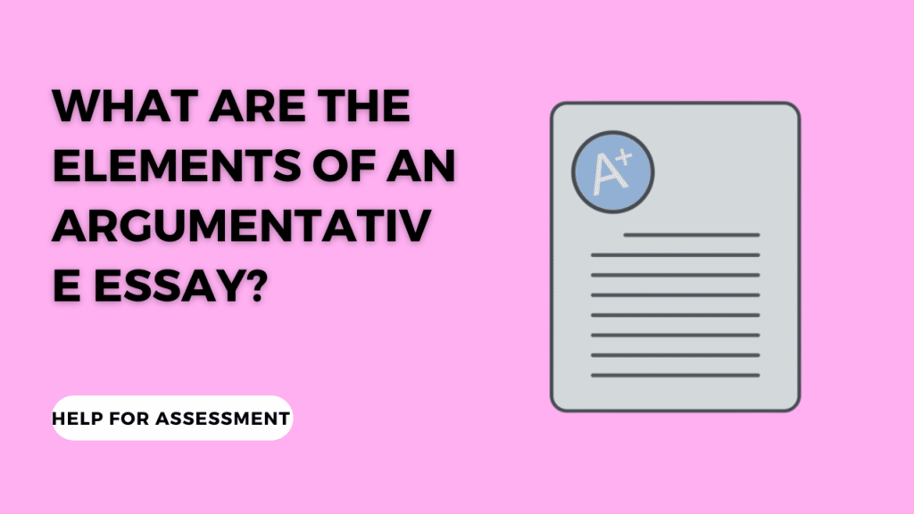 argumentative essay key elements