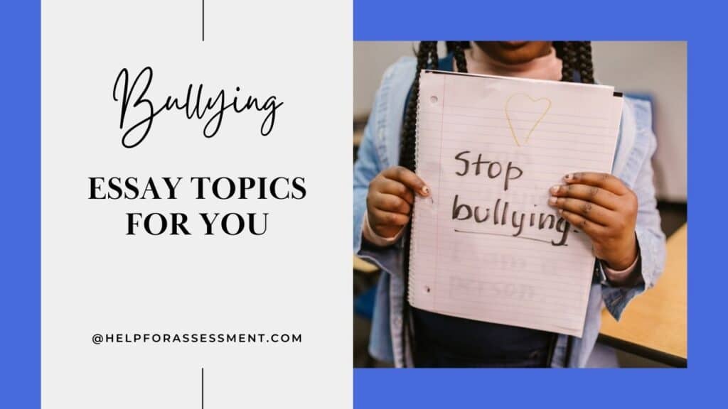 bullying essay topics